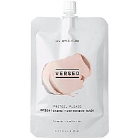 Versed Photos, Please - Tightening Face Mask with Turmeric + Kaolin Clay - Pore-Tightening, Hydrating Facial Mask Exfoliates, Removes Blackheads, Evens Skin Tone (1.5 fl oz)