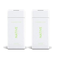 Native, Cucumber and Mint Body Wash 11.5 oz Bottles x2