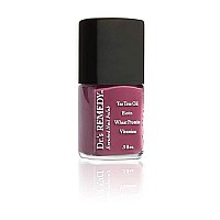 Dr.'s Remedy Enriched Nail Polish, Brave Berry With Base Coat Set 0.5 Fluid Oz Each