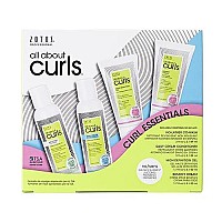 All About Curls Essential Moisture Starter Kit | 4-Piece Set | Curly Hair Products | Cleanse, Condition, Moisturize, Define | All Curly Hair Types