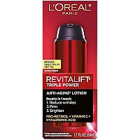 L'Oreal Paris Skincare RevitaliftTriple Power Broad Spectrum SPF 30 Sunscreen, 1.7 Fl Oz