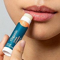 Cliganic USDA Organic Lip Balm Set - 6 Flavors - 100% Natural Moisturizer for Cracked & Dry Lips