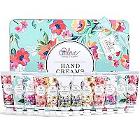 BODY & EARTH Hand Cream Set, Pack of 12 Hand Lotion Gift Set for Women, Hand Cream Enriched with Shea Butter to Nourish Dry Hands, Hand Lotion Gift Packs, Travel Size Lotion, Best Gifts for Women