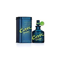 Men's Cologne Fragrance Spray by Curve, Casual Cool Day or Night Scent, Curve Spark, 2.5 Fl Oz