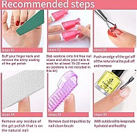 Beetles Gel Polish Remover Kit - Gel Nail Polish Remover with 450Pcs Lint Free Nail Wipes/10 Pcs Nail Polish Remover Clips/Cuticle Oil/Cuticle Pusher/Nail File for Fingernail and Toenail