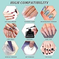 No Wipe Gel Matte Mirror Top Coat Base Coat LED Lamp Needed Quick Dry Long Lasting Gloss Clear Resin Polish Nail Art Glue For Home And Salon Use