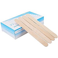 Hedume 600 Pack Large Wide Wax Sticks, Wood Wax Spatula Applicator, Body Hair Removal Craft Sticks Applicator Spatula