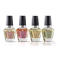 Cuccio Naturale Mini Cuticle Revitalizing Oils - Hydrating Oils for Instant Cuticle Repair for Dry Skin and Nails - Paraben and Cruelty-Free Formula - Four Soothing, Spa Quality Fragrances - 4 pc