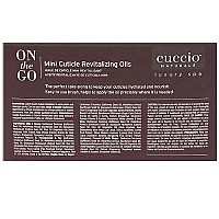 Cuccio Naturale Mini Cuticle Revitalizing Oils - Hydrating Oils for Instant Cuticle Repair for Dry Skin and Nails - Paraben and Cruelty-Free Formula - Four Soothing, Spa Quality Fragrances - 4 pc