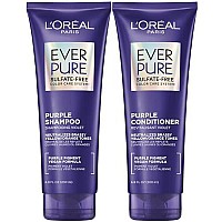 EverPure Brass T?ning Pur?le Sulfate Fr?e Sh?mpoo and Conditioner, 6.8 fl Oz (Set of 2) 6.8 Fl Oz (Pack of 2) - Shampoo & Conditioner set