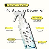 Pacifica Beauty, Coconut Milk Detangle Elixir, Detangler Spray, Leave In Conditioner, Conditioning, Coconut, Vitamin B, Nourishing, Silicone + Sulfate Free, Vegan + Cruelty Free