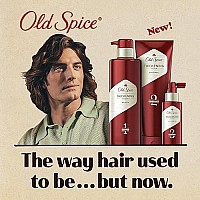 Old Spice Hair Thickening Bundle For Men, Biotin Shampoo, Vitamin C Conditioner, and Castor Oil Treatment