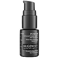 Algenist POWER Advanced Wrinkle Fighter 360 Eye Serum, Travel - Vegan & Fragrance-Free Under Eye Treatment - Non-Comedogenic & Hypoallergenic Skincare (5ml / 0.17oz)