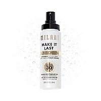 Milani Make It Last Sunscreen Setting Spray with SPF30 - Makeup Primer and Setting Spray with Sunscreen, Long Lasting Makeup Finishing Spray