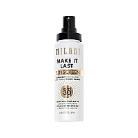 Milani Make It Last Sunscreen Setting Spray with SPF30 - Makeup Primer and Setting Spray with Sunscreen, Long Lasting Makeup Finishing Spray