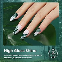 Beetles Blue Green Gel Nail Polish Set - 6 Colors Misty Gray Dark Green Gel Polish Kit Baby Blue Nail Gel Polish Soak Off LED Nail Lamp Gel Nail Kit DIY Home Christmas Nails Manicure Gifts for Women