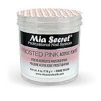 Mia Secret Frosted Pink Acrylic Powder (PL0-FP), 4 Ounce