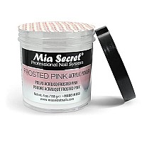 Mia Secret Frosted Pink Acrylic Powder (PL0-FP), 4 Ounce