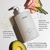 OUAI Hand Wash. A Gently Exfoliating Hand Wash that Cleanses Away Dirt and Leaves Your Hands Moisturized and Smelling Amazing (16 Fl Oz)