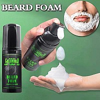 Beard Kit Beard Growth Grooming Kit w/Beard Foam/Shampoo/Wash Beard Growth Oil Serum Balm Brush Comb Scissor Bag e-Book Christmas Stocking Stuffers Gifts Ideas for Men Him Dad Boyfriend Husband Mens