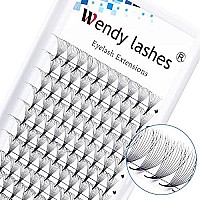 Lash Extensions Premade Volume Eyelash Extension 13Mm 6D 10D 12D 16D Short Stem Premade Fans D Curl 007Mm Volume Lash Extensions Supplies(10D-007-D, 13Mm)