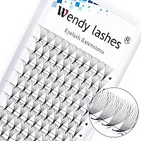 Lash Extensions Premade Volume Eyelash Extension 13Mm 6D 10D 12D 16D Short Stem Premade Fans D Curl 007Mm Volume Lash Extensions Supplies(10D-007-D, 13Mm)