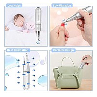 Portable Electric Nail Drill Machine Professional 35000 Rpm Manicure Pedicure Polishing Nail File Drill Kit Set With Sanding Bands For Acrylic Gel Nails