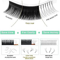 Volume Lash Extensions C-0.07-20 Easy Fan Volume Lashes Rapid Blooming Lashes C D Curl Mega Volume Lash Extensions Rapid Blooming Eyelash Extensions Flowering Lash Extensions 9 To 20 Mm (C-0.07,20Mm)