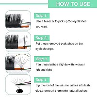 Volume Lash Extensions C-0.07-20 Easy Fan Volume Lashes Rapid Blooming Lashes C D Curl Mega Volume Lash Extensions Rapid Blooming Eyelash Extensions Flowering Lash Extensions 9 To 20 Mm (C-0.07,20Mm)