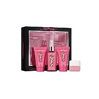 Women's Perfume Fragrance Set by Ed Hardy, Body Lotion & Wash, Fragrance Mist and Bath Fizz, 4 Piece Bath Set