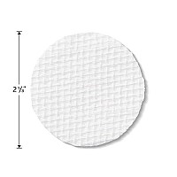 Simply Soft Hypoallergenic Exfoliating Dual Textured Cotton Rounds Pads, White, 480 Count