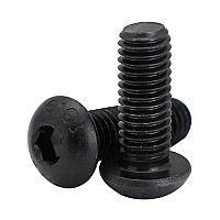 M10 X 40Mm Button Head Socket Cap Screws, Class 109 Alloy Steel, Fully Threaded, Allen Socket Drive, 10 Pcs