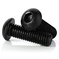 M10 X 40Mm Button Head Socket Cap Screws, Class 109 Alloy Steel, Fully Threaded, Allen Socket Drive, 10 Pcs