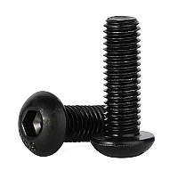 M10 X 40Mm Button Head Socket Cap Screws, Class 109 Alloy Steel, Fully Threaded, Allen Socket Drive, 10 Pcs