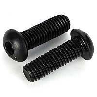 M10 X 40Mm Button Head Socket Cap Screws, Class 109 Alloy Steel, Fully Threaded, Allen Socket Drive, 10 Pcs