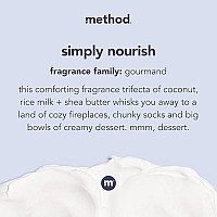 Method Method Body Wash, Simply Nourish, 18oz, 2 Pack, Simply Nourish, 18 fluid_ounces