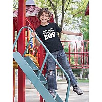 Birthday Boy Shirt Toddler Boys Outfit First Happy 2T 3T 4 Year Old 5 Kids 6Th (Charcoal Black, 4 Years)