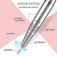 Melodysusie 2 In 1 Nail Drill With Nail Dust Collector, Gifts For Women, Professional 30000Rpm Electric Nail Drill Efile With Nail Dust Vacuum Collector For Acrylic Gel Nails Polishing