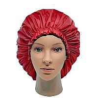 Elebox Premium Collection Super Jumbo Shower Cap Red