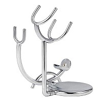 Shaving Razor And Brush Stand, Stainless Steel Shaving Razor Holder, Compatible With Long And Short Handle Safety Razor, Straight Razor And Barber Razor