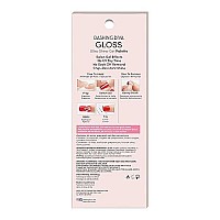 Dashing Diva Gloss Nail Strips - Desert Quartz Uv Free, Chip Resistant, Long Lasting Gel Nail Stickers Contains 32 Nail Wraps, 1 Prep Pad, 1 Nail File