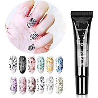 Major Dijit Nail stamping polish gel 8ML Nail Art UV Gel Polish for Nail Stamp Plate 12 Colors