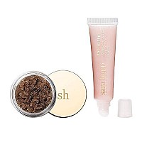 sara happ Let's Glow Lip Scrub & Shine Kit: Brown Sugar Lip Scrub 0.5 oz & The Lip Slip One Luxe Gloss 0.5 oz