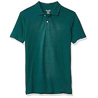 The Childrens Place Boys Uniform Pique Polo, Spruceshad, Xl (14 Husky)