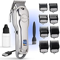 Fagaci Professional Hair Clippers with Extremely Fine Cutting, Cordless Hair Clippers for Men Professional, Barber Clippers for Hair Cutting Kit, Electric Mens Hair Clippers, Maquina de Cortar Cabello