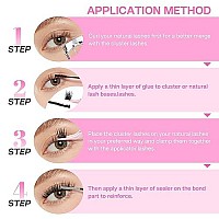 CALAILIS Lash Glue, Cluster Lash Glue for DIY Lash Extensions Super Strong Hold 48 Hours Long Lasting Lash Extension Glue for Lash Cluster Waterproof Non-Irritating Fast Drying Lash Glue