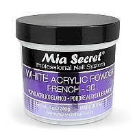 Mia Secret White Acrylic Powder (8Oz)