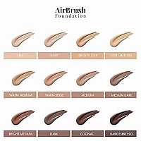 Magicminerals Airbrush Foundation By Jerome Alexander, Spray Makeup With Skincare Active Ingredients, Ultra-Light, Buildable, Full Coverage Formula (Light Medium)