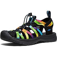 Keen Womens Whisper Closed Toe Sport Sandals, Original Tie Dye, 7