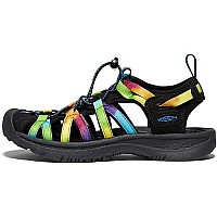 Keen Womens Whisper Closed Toe Sport Sandals, Original Tie Dye, 7